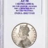 AUNC 50 | 1 Rupee | 1890 B | Queen Victoria | Bombay Mint